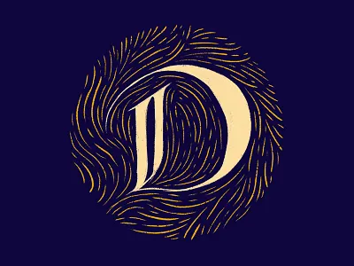 36 Days of Type - D 36 days of type d procreate