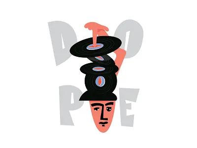 SpinMaster dope hand illustration master party records spin