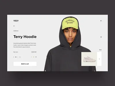 Yeezy Calabasas cap clothing fashion shop sneakers ui ux yeezy