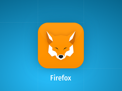 Daily UI #005 — Icon app challenge daily dailyui firefox fox icon mozzila ui ui challenge