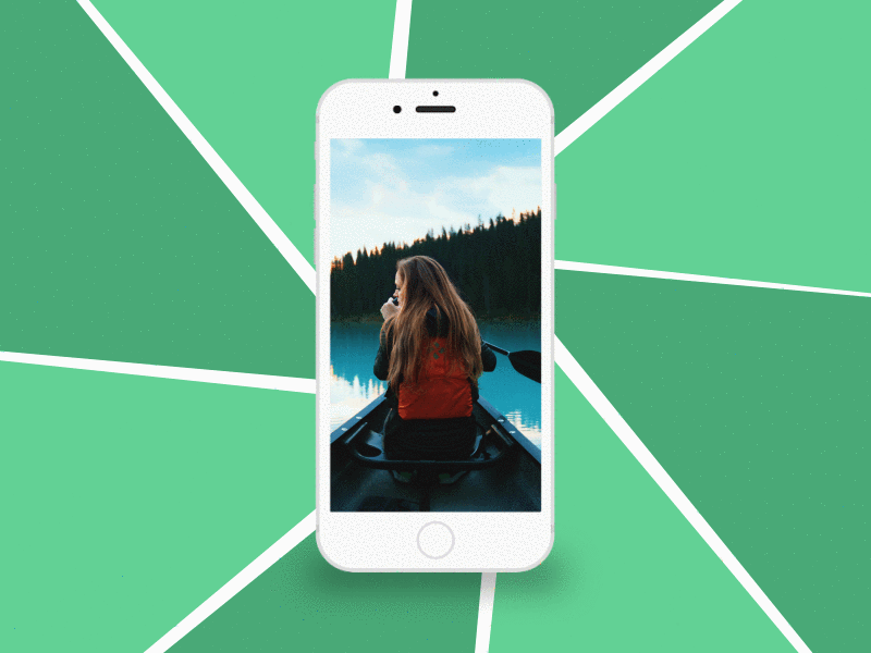 Memtree after effects album animation app gif green ios memories photos shutter splash united states