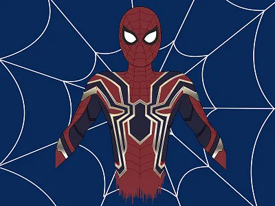 Iron Spider Design art artist artwork concept creative design drawing graphicdesign illustration logo sketch vector