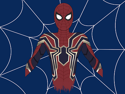 Iron Spider Design art artist artwork concept creative design drawing graphicdesign illustration logo sketch vector