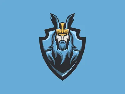 Viking Mascot Logo | Viking eSports Logo For Sale esports gaming logo mascot sports strong viking vikings