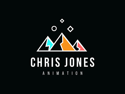 Logo update ident keyframes logo mountain mountains stars strokes