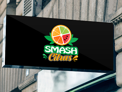 Smash Fruits Juice Logo logo logodesinger logoinspiration logologo logomaker logomark logos logotipo logotype logout
