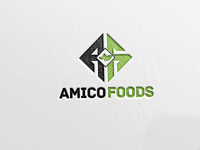 Amico Food Logo logo logodesinger logoinspiration logologo logomaker logomark logos logotipo logotype logout