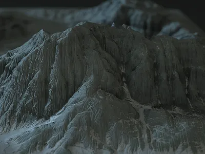 Desert Biome 3d 3d model 3d modeling environment art game development ray traced terrain