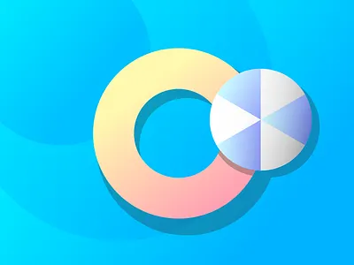 36 Days of Type - C ball beach flat float gradient ocean party pool sea summer tropical wave