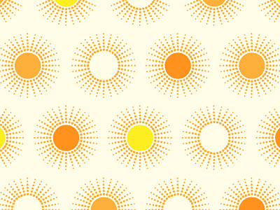 Citrus Sunrise Pattern branding citrus design orange pattern retro sun sunburst sunshine surface