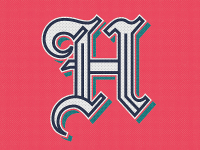 H 36 days of type custom lettering hand lettering illustrator letter lettering type typography