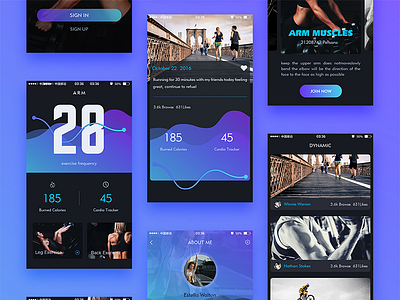 002 app sport ui ux