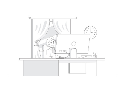 Portfolio - Illustration 01 icons illustrations office portfolio