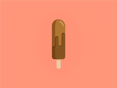 I is for ice cream 05 36daysoftype chocolate digital digitalart geometric icecream illustration lettering minimal typography vector