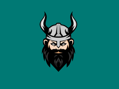 Viking Head head illustration logo logo design people vector viking