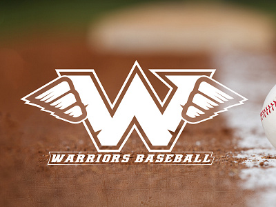 Logo Warriors Baseball baseball logo logo design sports logo warriors