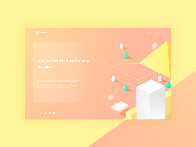 Landing page Exploration #2 2018 onion design onion team vinnaagatha vnx agatha id