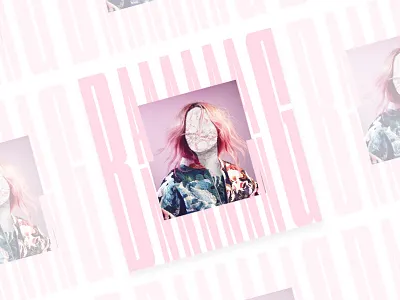 Baaang - Poster Serie n°003 bang design faceless graphic marble poster posters roller type typographic typography