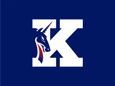 Keio University Lacrosse Logo college sport japan keio keio university lacrosse sports design sports logo unicorn unicorns