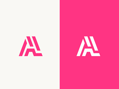 letter A - logo a brand design gradient letter logotype minimal monogram