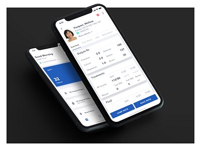 Healthcare: Patient Chart app clean design healthcare ios11 iphone iphone x medical mobile ui uiux ux