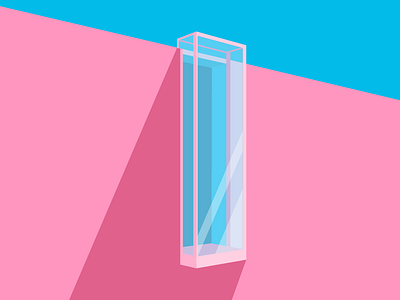 36 Days of Type - I 36days i 36daysoftype architecture building colour illustration shadow type vector window