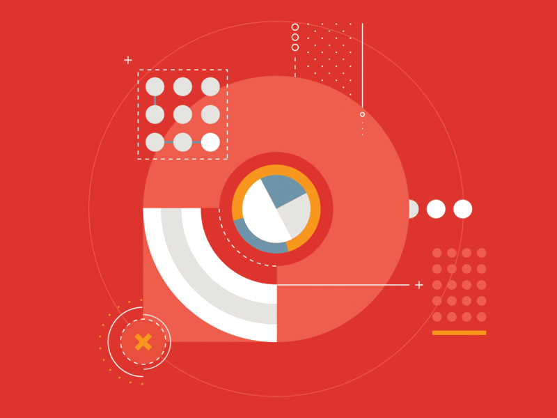Abstract Interface abstract data geometric interface red tech