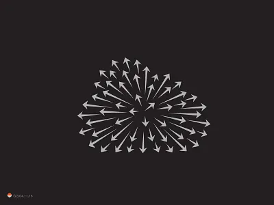 Cloud identity logo mark symbol typography