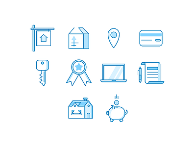 Mortgage Icons bank finance home icon set icons keys lending line loan mortgage new house save