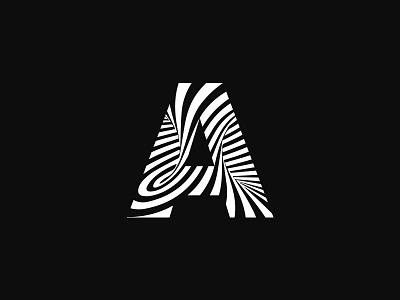 A a abstract design illustration logo marks minimal retro smart symbol vintage