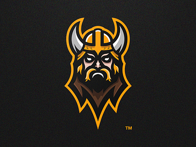 Viking Esport Mascot Logo aggressive branding illustrator logo mark mascot logo viking viking esport mascot logo