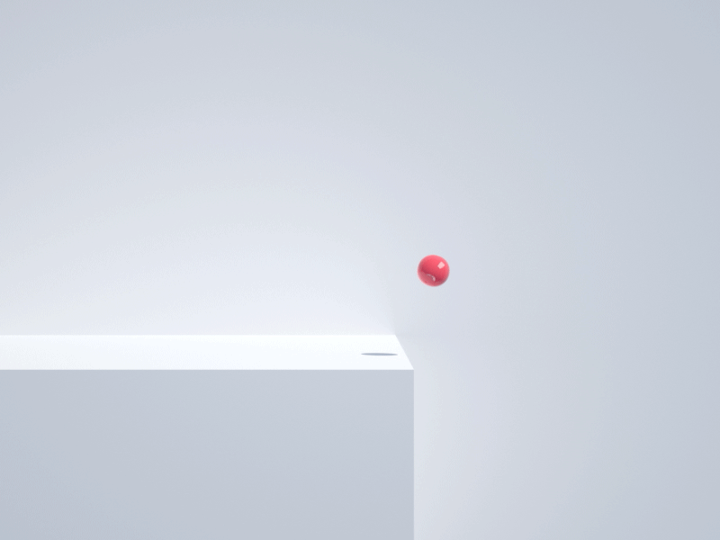 Bounce 3d animation ball bounce loop minimalism motion design motion graphics