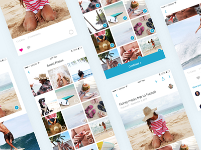 PhotoKeeper Screens app application branding ios iphone notch photo simple ui ux