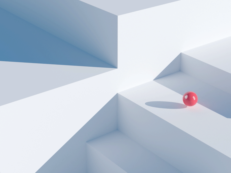 Bounce 3d animation ball bounce loop minimalism motion design motion graphics