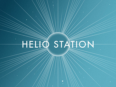 Helio Station Company Logo graphic design logo design visual branding