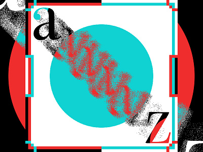 A 2 Z 5min glitch glitch art type typography