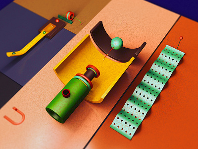 Typo - I 4d alphabet art cinema color digital i type typeface typo. typography