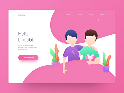 Hello Dribbble debut shot dribbble invite hello dribbble illustration welcome dribbble