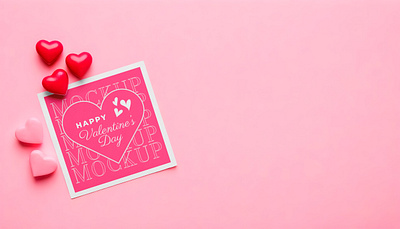 Free Greeting Card Mockup branding card free mockup greeting card heart mockup paper postcard template valentines day