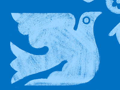La Paz: Dove Pattern Detail birds dove illustration peace woodcut
