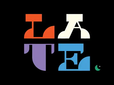 Late Night geometric late night shapes type