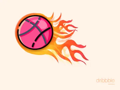Pay tribute to dribbble logo