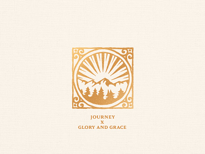 Icon Design - Journey 10 Glory And Grace bible chapter faith forest glory god grace icon journey meaning mountains new garden society