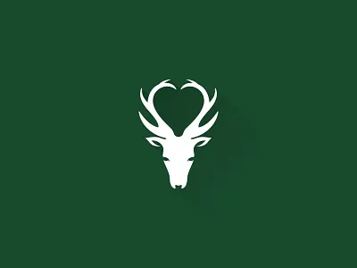 Deer Love branding concept deer design heart hunt icon idea logo love sale symbol