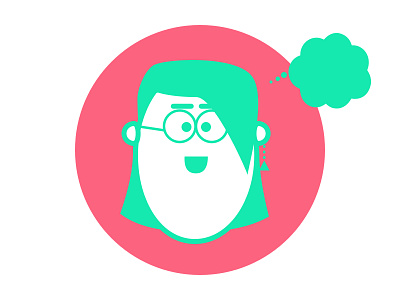 Hipster Designer Female (1 of 3) design graphic design hipster illustration neon