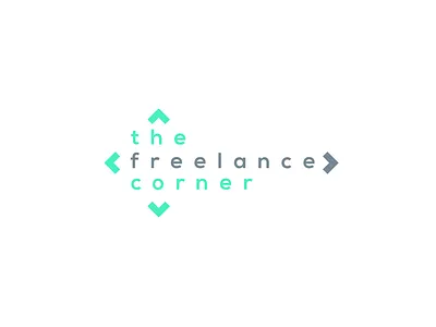 The freelance corner logo corner design freelance logo