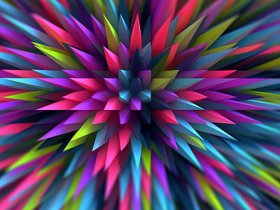 Spikey Spikes 3d c4d cinema 4d colourful jacob capener jkub render spikes spiral spirals