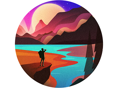 Forest Evening illustrations small