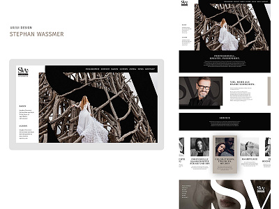 SW hairstyle stephan wassmer ui ux web design