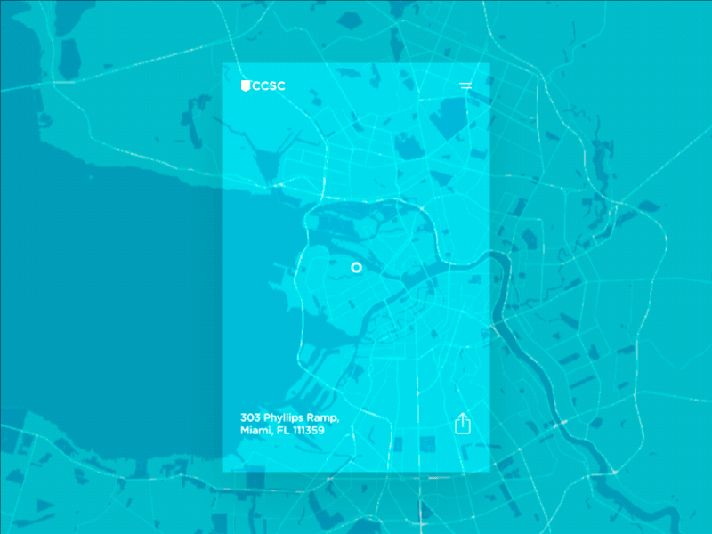 Daily UI #029 contact contact us dailyui map ui website